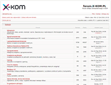 Tablet Screenshot of forum.x-kom.pl
